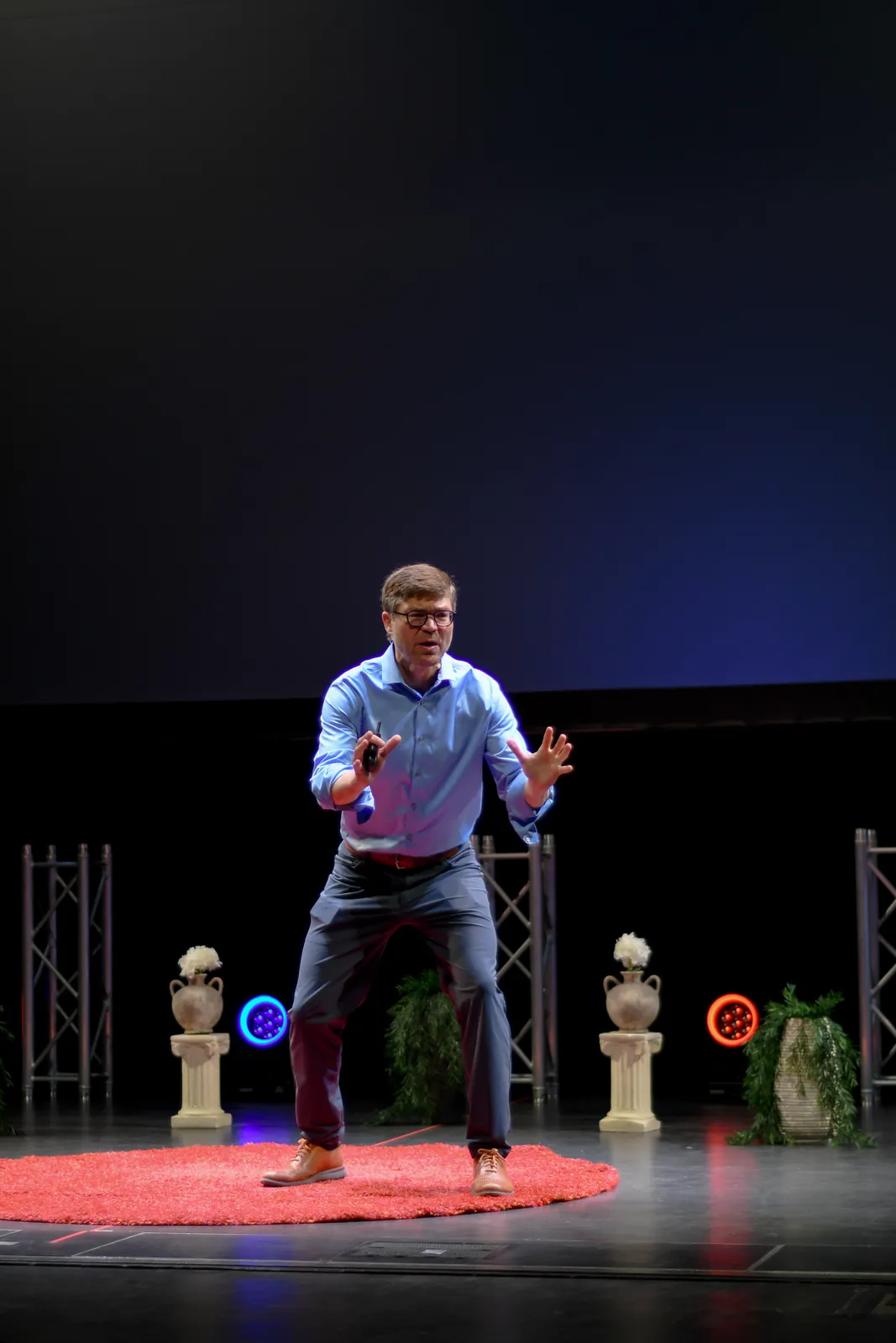 Bo Parfet on stage
