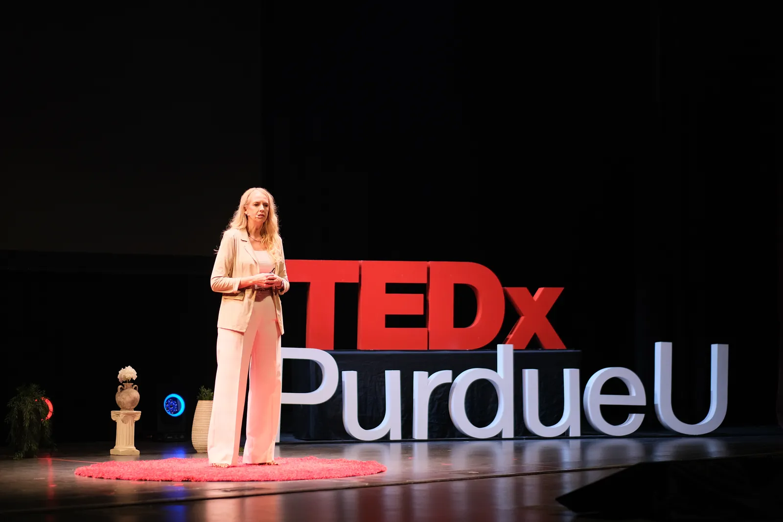 Nicole Johnston on stage